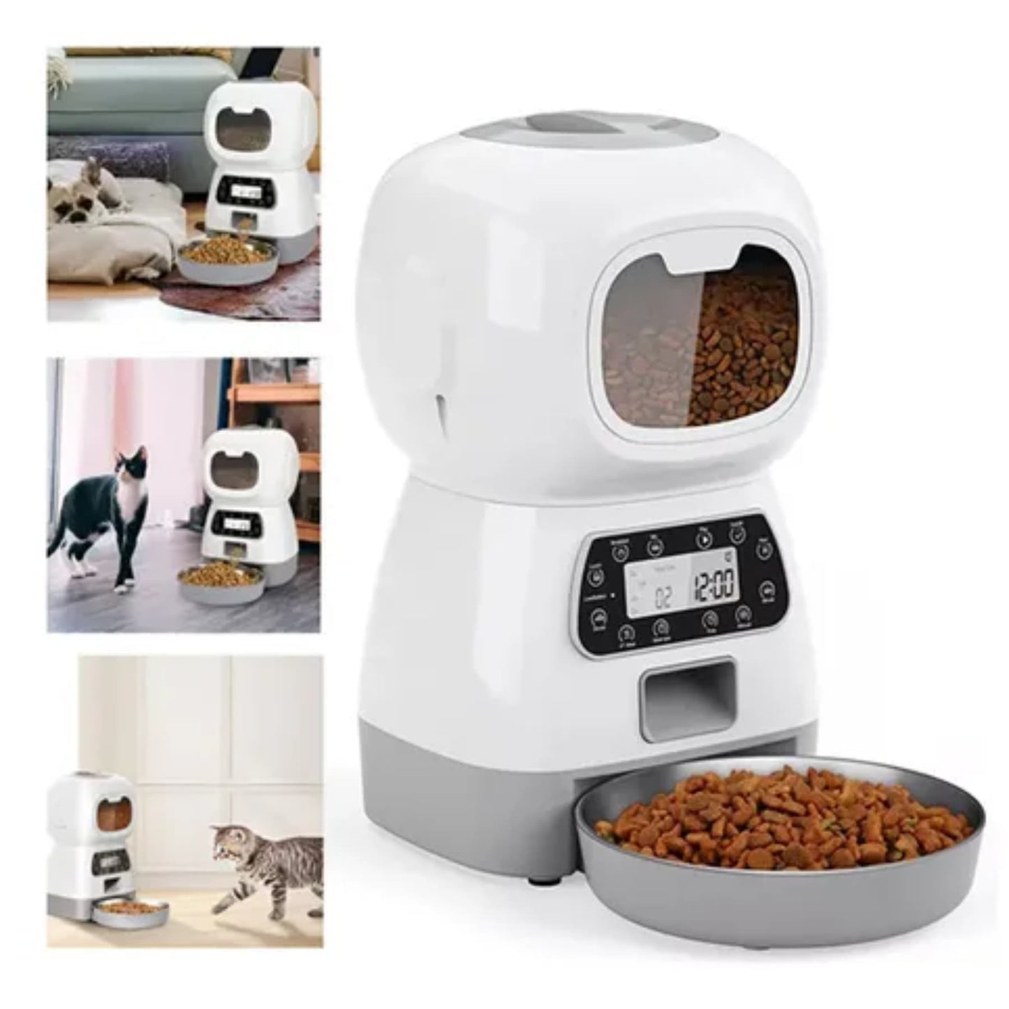 ¡Adiós al estrés! Tu Mascota Siempre Alimentada con Nuestro Comedero Automático Inteligente 🐶🐱